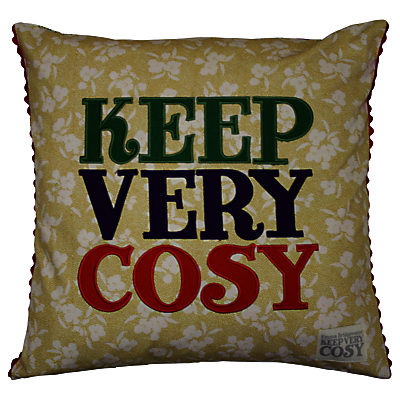 Emma Bridgewater Keep Very Cosy Cushion Emma Bridgewater Keep Very Cosy Cushion
